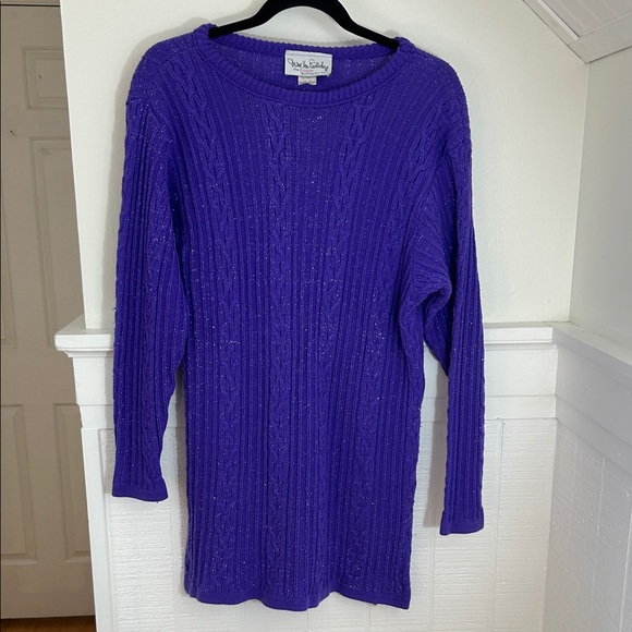 Diane Von Furstenberg Sweaters - Diane Von Furstenberg Vintage Color Authority Purple
Sparkle Sweater small/med